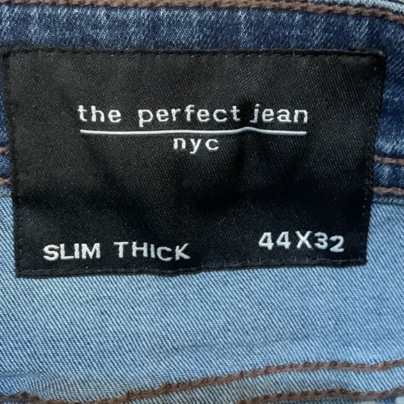 The perfect Jean nyc Mens Jeans Slim Thick Fit | 44 X 32 | Admiral Blue NEW!! - Picture 13 of 15